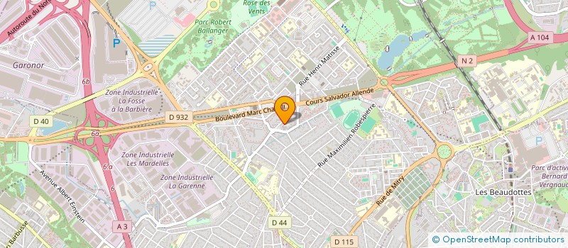 localisation de l'entreprise ZERDAL à AULNAY-SOUS-BOIS