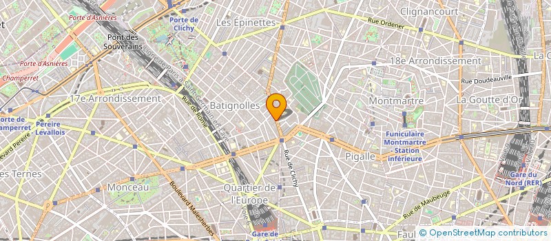 localisation de l'entreprise ZERGA COMMUNICATION  PARIS