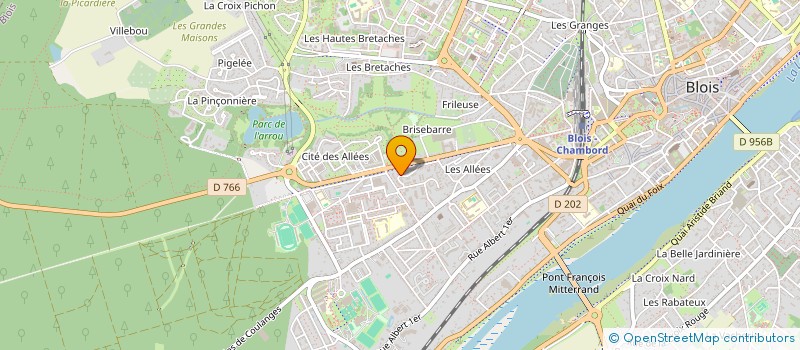 localisation de l'entreprise ZERIZER  BLOIS