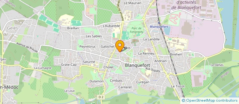 localisation de l'entreprise ZERKA DESIGN à BLANQUEFORT