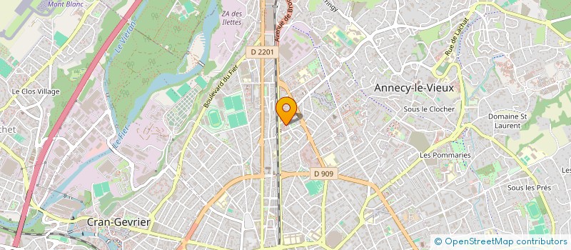 localisation de l'entreprise ZERO  ANNECY