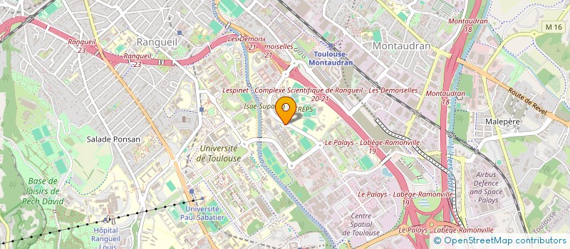 localisation de l'entreprise ZERO  TOULOUSE