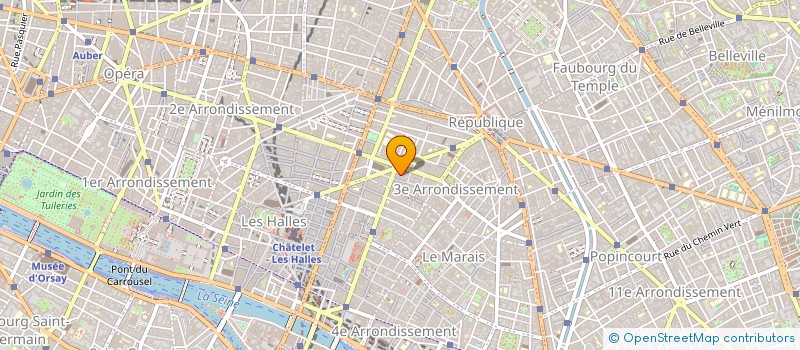 localisation de l'entreprise ZERO A L'INFINI à PARIS