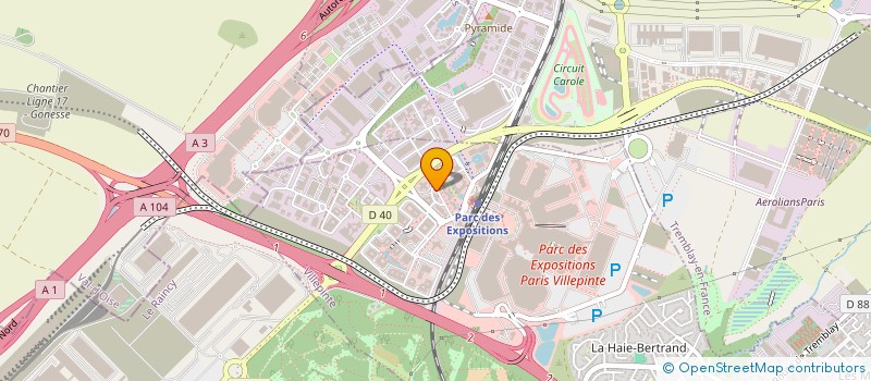 localisation de l'entreprise ZERO CARBONE  VILLEPINTE
