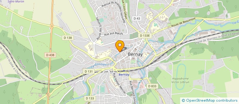 localisation de l'entreprise ZERO DE CONDUITE à BERNAY
