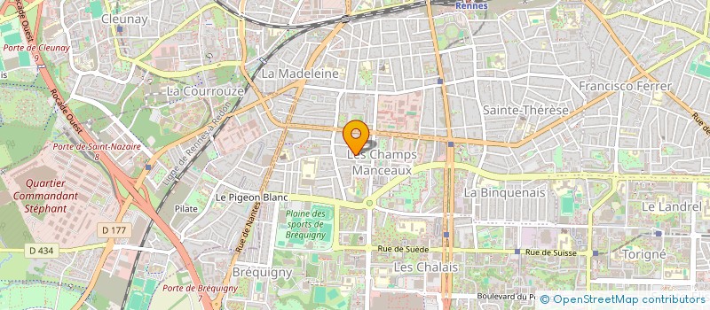 localisation de l'entreprise ZERO DE CONDUITE  RENNES