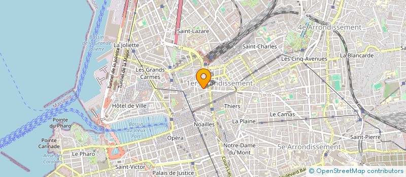 localisation de l'entreprise ZERO DEGRE à MARSEILLE