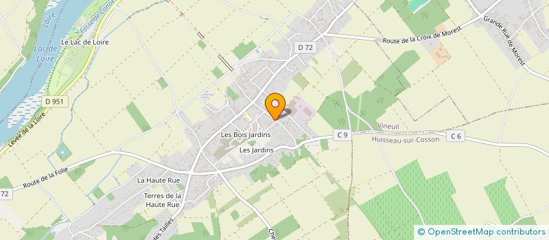 localisation de l'entreprise ZERO IMPACT à VINEUIL