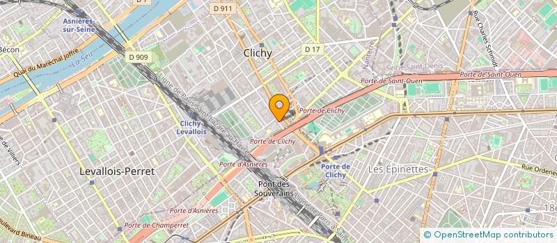 localisation de l'entreprise ZERO LEZARD à CLICHY