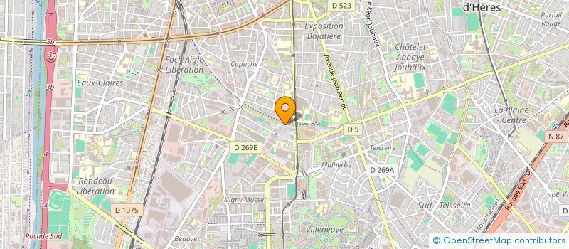 localisation de l'entreprise ZERO LUX PRODUCTION à GRENOBLE