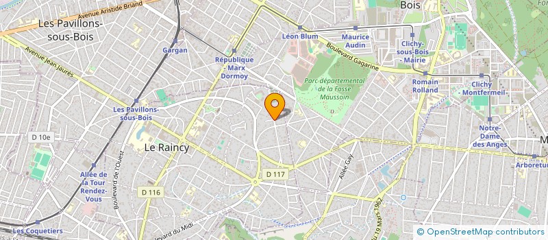 localisation de l'entreprise ZERO NUISIBLE à LE RAINCY