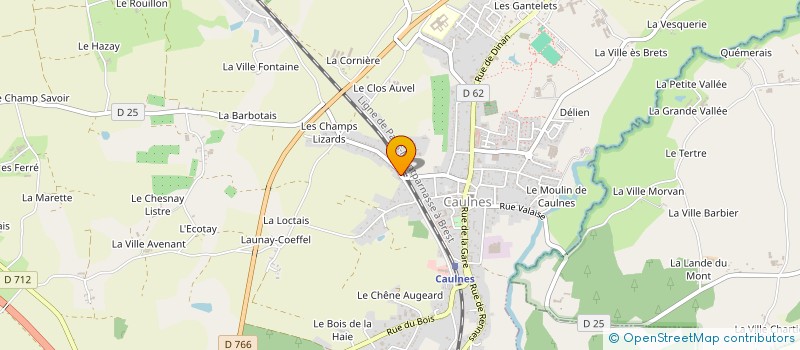 localisation de l'entreprise ZERO ONE  CAULNES