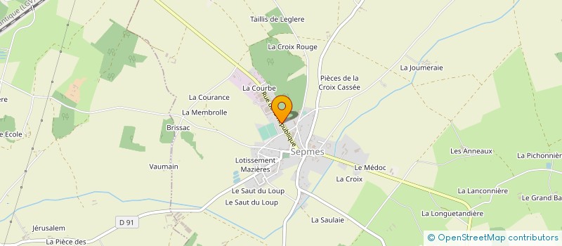 localisation de l'entreprise ZERO RISQUE  SEPMES