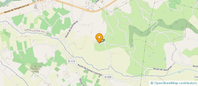 localisation de l'entreprise ZERO UN AA à SAINTE LIVRADE SUR LOT