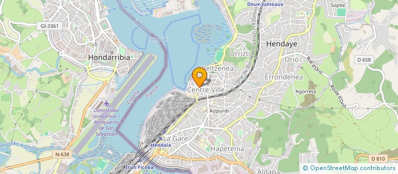 localisation de l'entreprise ZEROB@T  HENDAYE