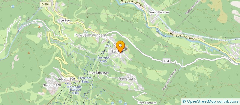 localisation de l'entreprise ZEROCINQ  PUY-SAINT-VINCENT