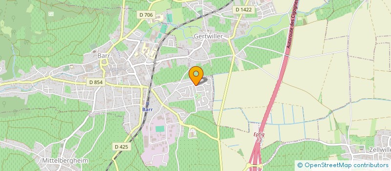 localisation de l'entreprise ZERODILE  BARR