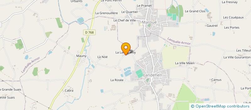 localisation de l'entreprise ZEROUALI 22  COETMIEUX