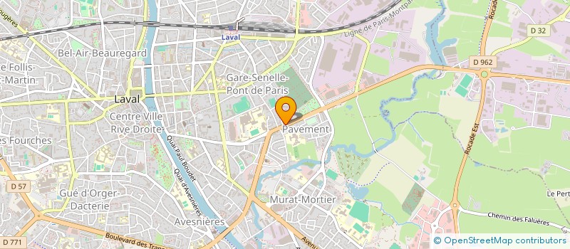 localisation de l'entreprise ZEROUALI 53 à LAVAL