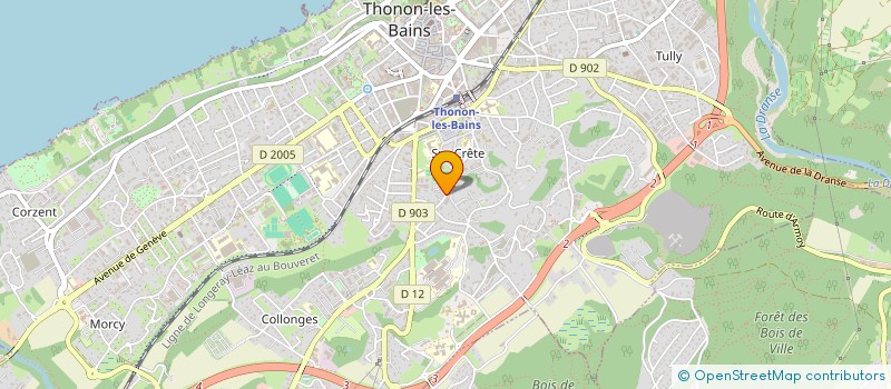 localisation de l'entreprise ZEROUANA IMMO à THONON-LES-BAINS