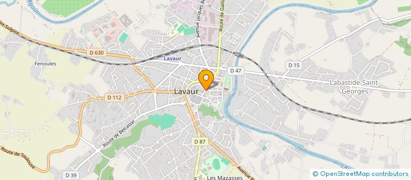 localisation de l'entreprise ZEROUROU LOUNAS  OURIDA  AKLI  LAVAUR