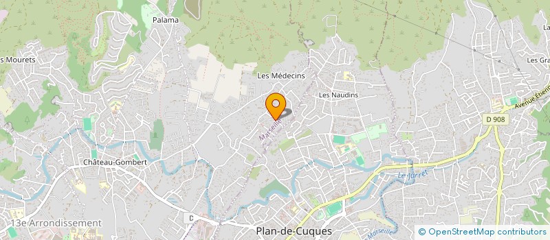 localisation de l'entreprise ZERRA à MARSEILLE