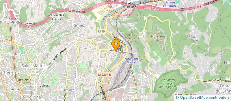 localisation de l'entreprise ZERTA GROUPE à NICE