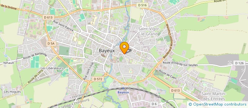 localisation de l'entreprise ZERUCHE BAYEUX  BAYEUX