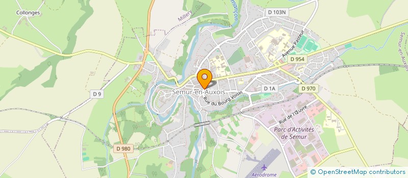 localisation de l'entreprise ZESAVEUR à SEMUR-EN-AUXOIS