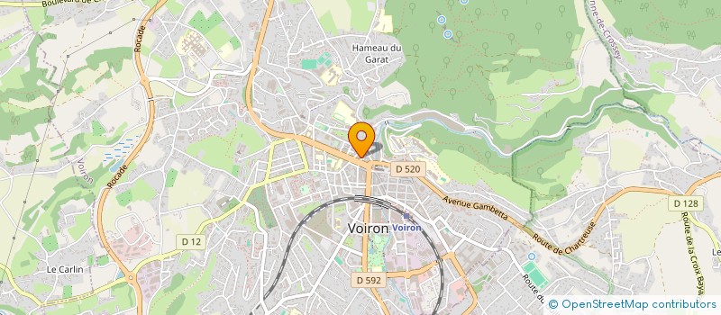 localisation de l'entreprise ZESHOES ET ZESSAP à VOIRON