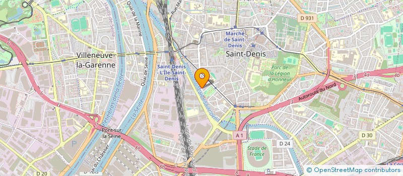 localisation de l'entreprise ZESON à SAINT-DENIS