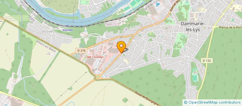 localisation de l'entreprise ZESS à DAMMARIE-LES-LYS