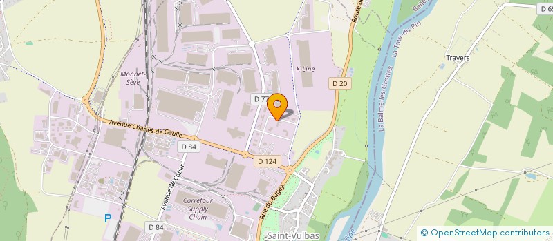 localisation de l'entreprise ZEST AIN  SAINT-VULBAS