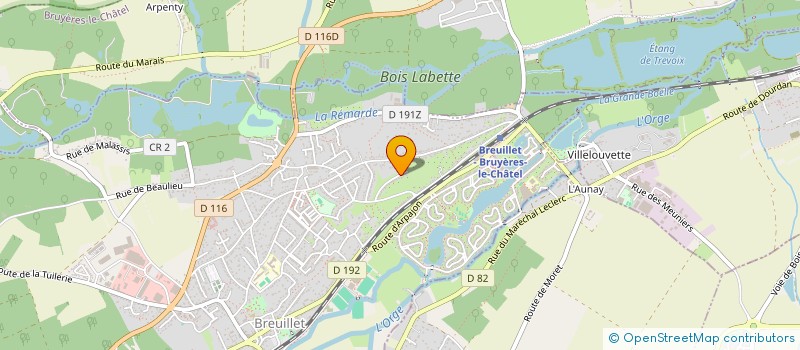 localisation de l'entreprise ZEST FAMILY  BREUILLET