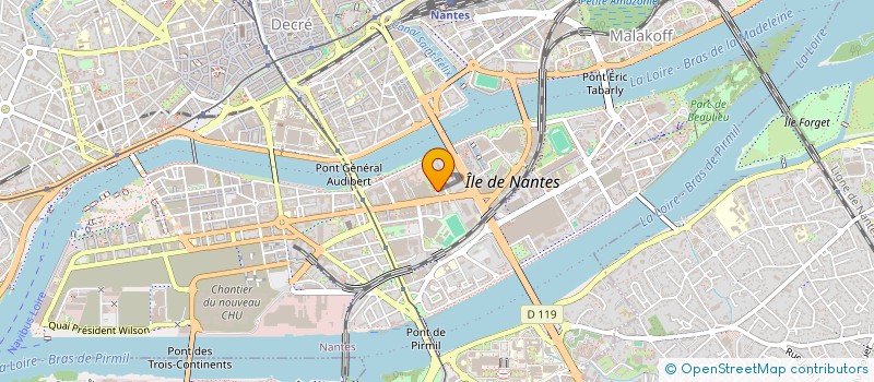 localisation de l'entreprise ZEST FOR LIFE à NANTES