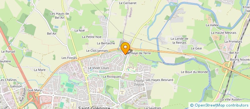 localisation de l'entreprise ZEST HOLDING  SAINT-GREGOIRE