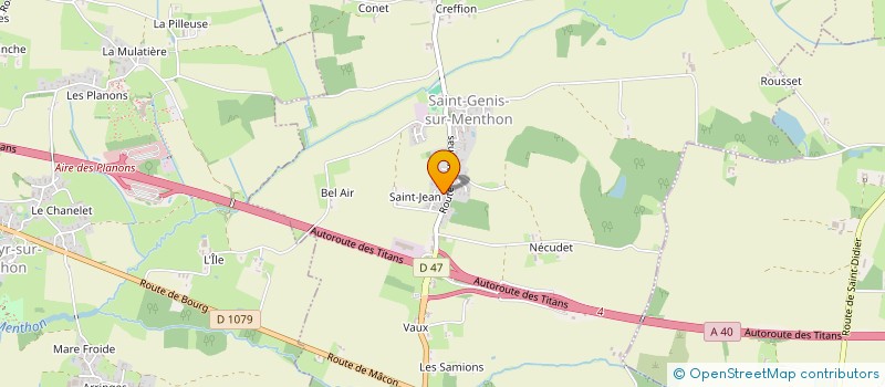 localisation de l'entreprise ZEST-PETIT COURONNE  SAINT-GENIS-SUR-MENTHON