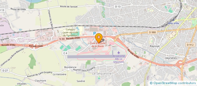 localisation de l'entreprise ZESTE A LA DANSE  LE SEQUESTRE