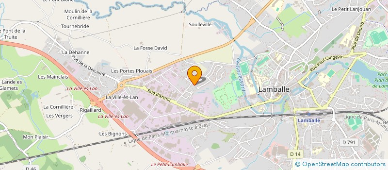 localisation de l'entreprise ZESTE D'ESPOIR à LAMBALLE-ARMOR