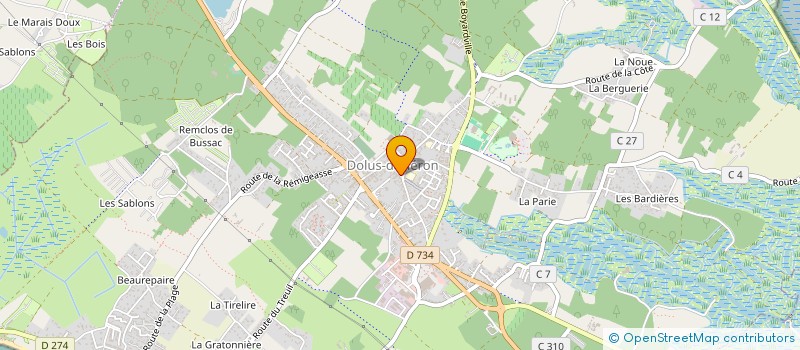 localisation de l'entreprise ZESTE D'OLERON  DOLUS-D'OLERON