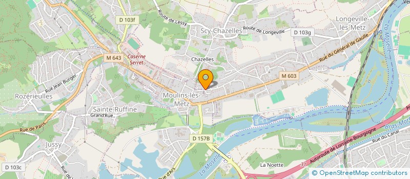 localisation de l'entreprise ZESTE D'ORANGE SAS  SCY-CHAZELLES