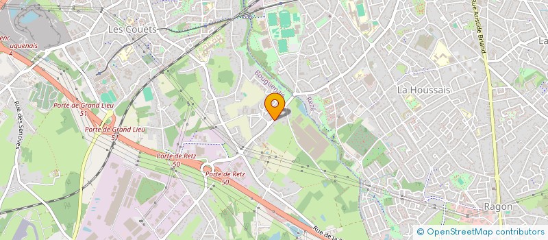 localisation de l'entreprise ZESTE DE COUR à BOUGUENAIS