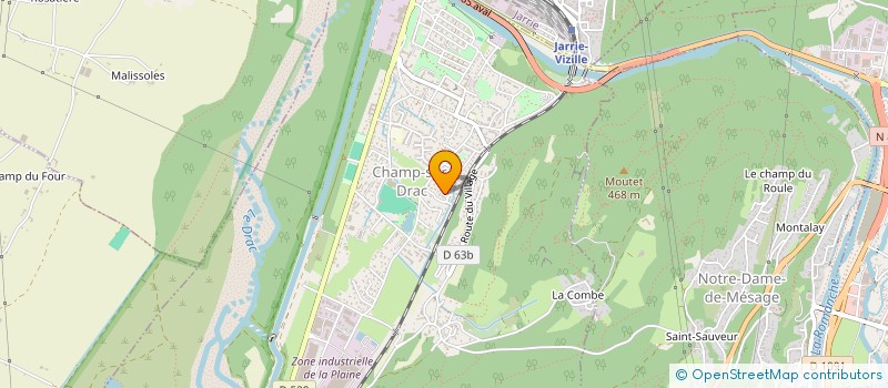 localisation de l'entreprise ZESTI  CHAMP-SUR-DRAC