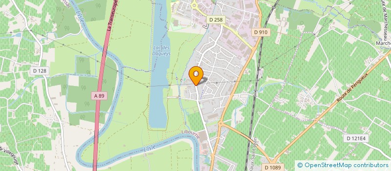 localisation de l'entreprise ZESTIA IMMO à LIBOURNE
