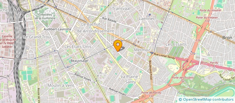 localisation de l'entreprise ZESTY & CO.  LYON