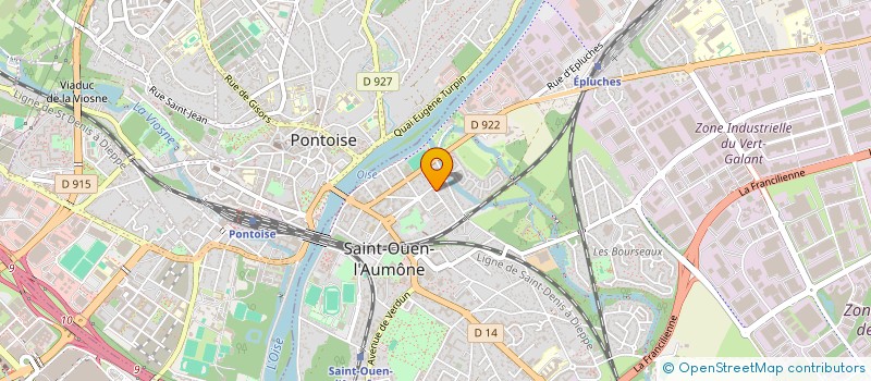 localisation de l'entreprise ZET INVESTMENT à SAINT-OUEN-L'AUMONE