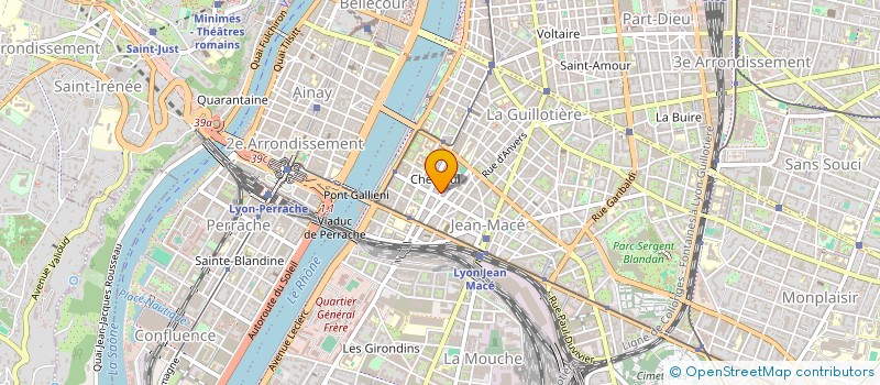 localisation de l'entreprise ZETA LAMBDA ZETA - LUGDUNUM  LYON