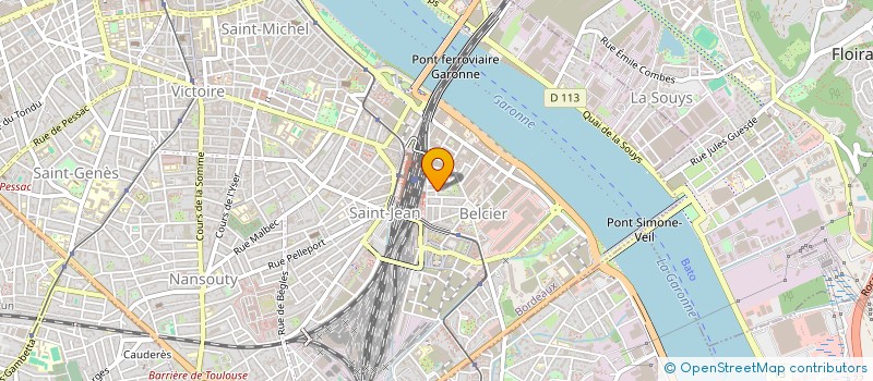 localisation de l'entreprise ZETA PUP à BORDEAUX