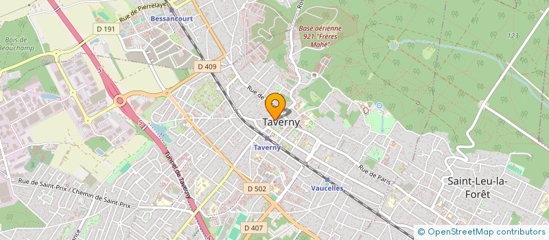 localisation de l'entreprise ZETHA à TAVERNY