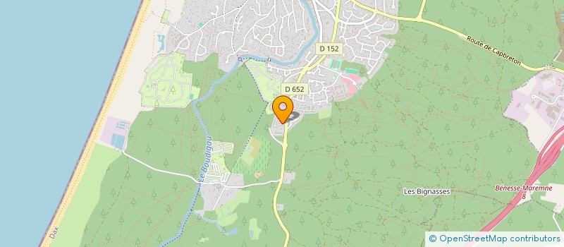 localisation de l'entreprise ZETOR IMMO  CAPBRETON